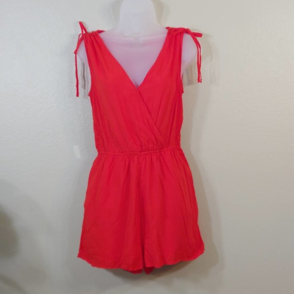 One Clothing  Orange Romper with side pockets  Size S - Picture 1 of 7